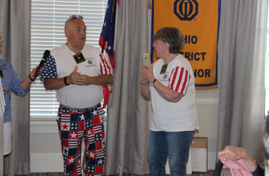 Annual Avenue of Flags Kickoff and Club Day